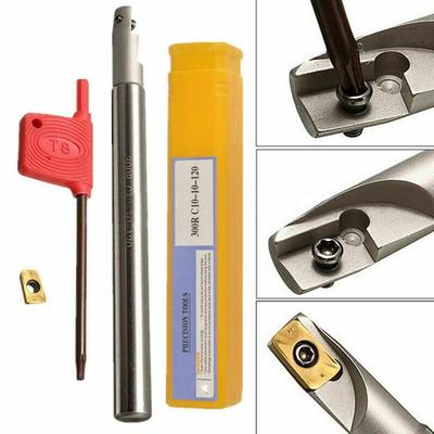 Lathe Turning Tolo BAP300R C10-10×120-1T Boring Bar +APMT1135PDER Insert +Wrench