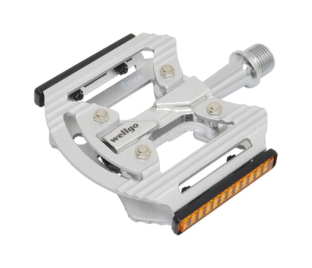 Wellgo Plate Cage Pedals, Silver
