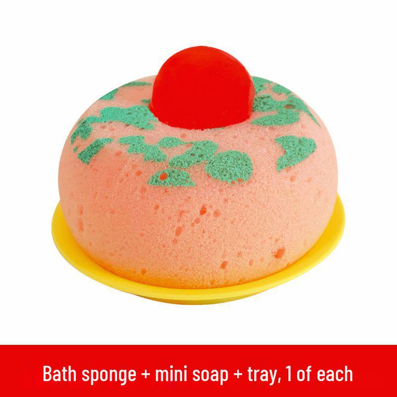 Maca Baka Cute Bath Sponge Face & Body Soap Ball