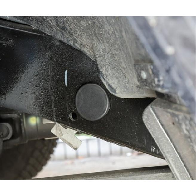 4pcs Black Chassis Frame Hole Cover Floor Drain Plug for Jeep Wrangler JL 2018+