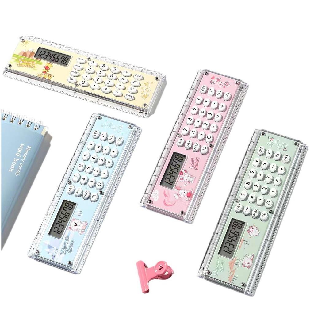 Ita Time Baidu Multi-Function Cute Cartoon Student Ruler & Calculator