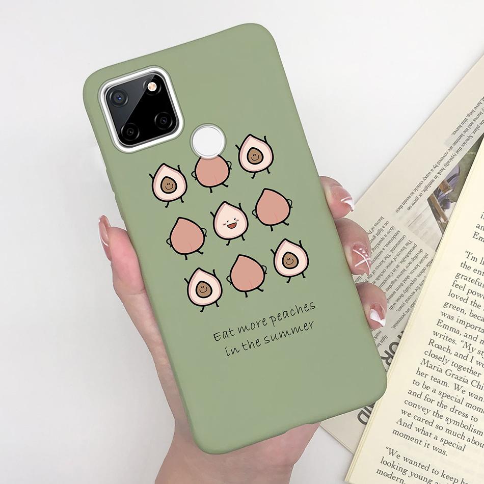 For OPPO Realme C25 C25S C25Y Case Cartoon Soft Silicone Matte Shockproof Phone Back Cover For Realme C 25 S Y Capa Funda Coque