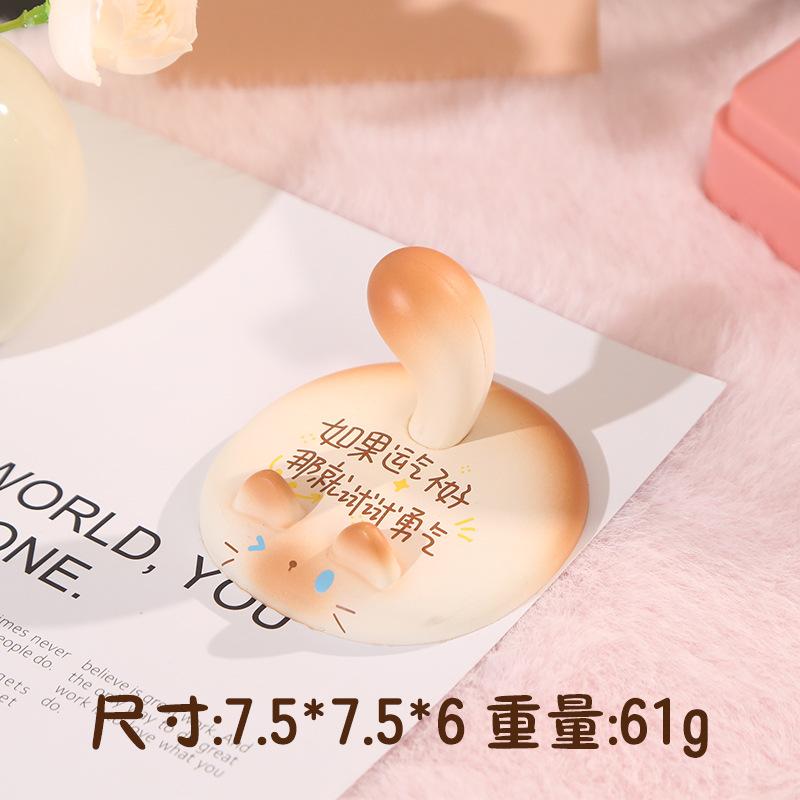 Cute pig mobile phone holder desktop creative ornament decompression doll girl workstation ornament Valentine s Day gift