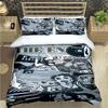 M-Mikey Way-My Chemical Romance Stampe Set Biancheria da Letto Set Articoli per il Letto Set Piumone Adolescenti Ragazze Cartoni Animati Twin Singolo Regalo per Bambino
