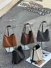 Luxury Matte Leather Crossbody Underarm Bag for Women - 2025 Autumn/Winter Casual Commuter Style