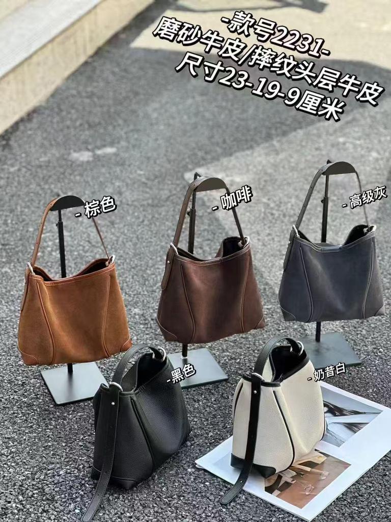 Luxury Matte Leather Crossbody Underarm Bag for Women - 2025 Autumn/Winter Casual Commuter Style