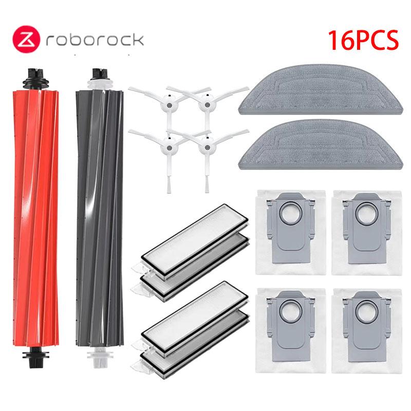 Accessori per Robot Aspirapolvere Roborock S8 MaxV Ultra Spazzola Principale Laterale Filtro Hepa Mocio Sacchetti Polvere Pezzi di Ricambio