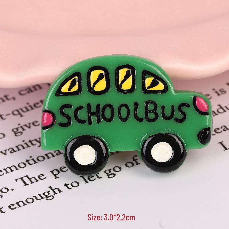 Simulation Cars 3 Cream Glue Phone Case Resin DIY Storage & Stationery Box with Refrigerator Stickers.