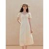 INMAN 100% Xinjiang Cotton Embroidered Tea Dress