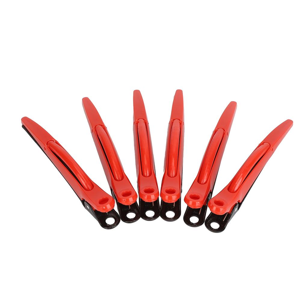 6Pcs Hair Clips for Sectioning Styling Prevent Slip Multifunction Professional Salon Hair Clips for