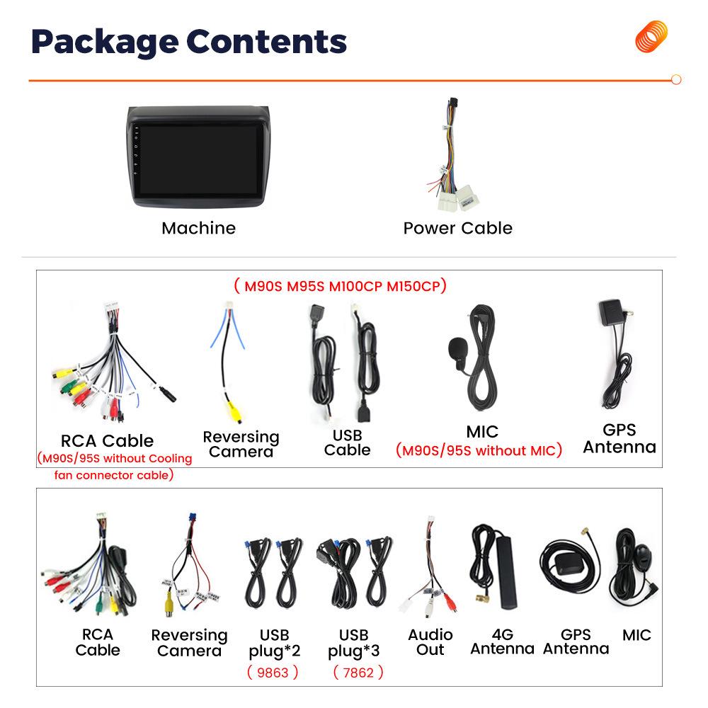 Mitsubishi Pajero Sport/L200 Android Navigation Mainboard with CarPlay Compatibility