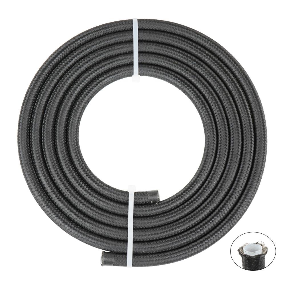 Buy 3m/9ft Nylon Braided Fuel Line Hose PTFE E85 Ethanol Fuel Injection