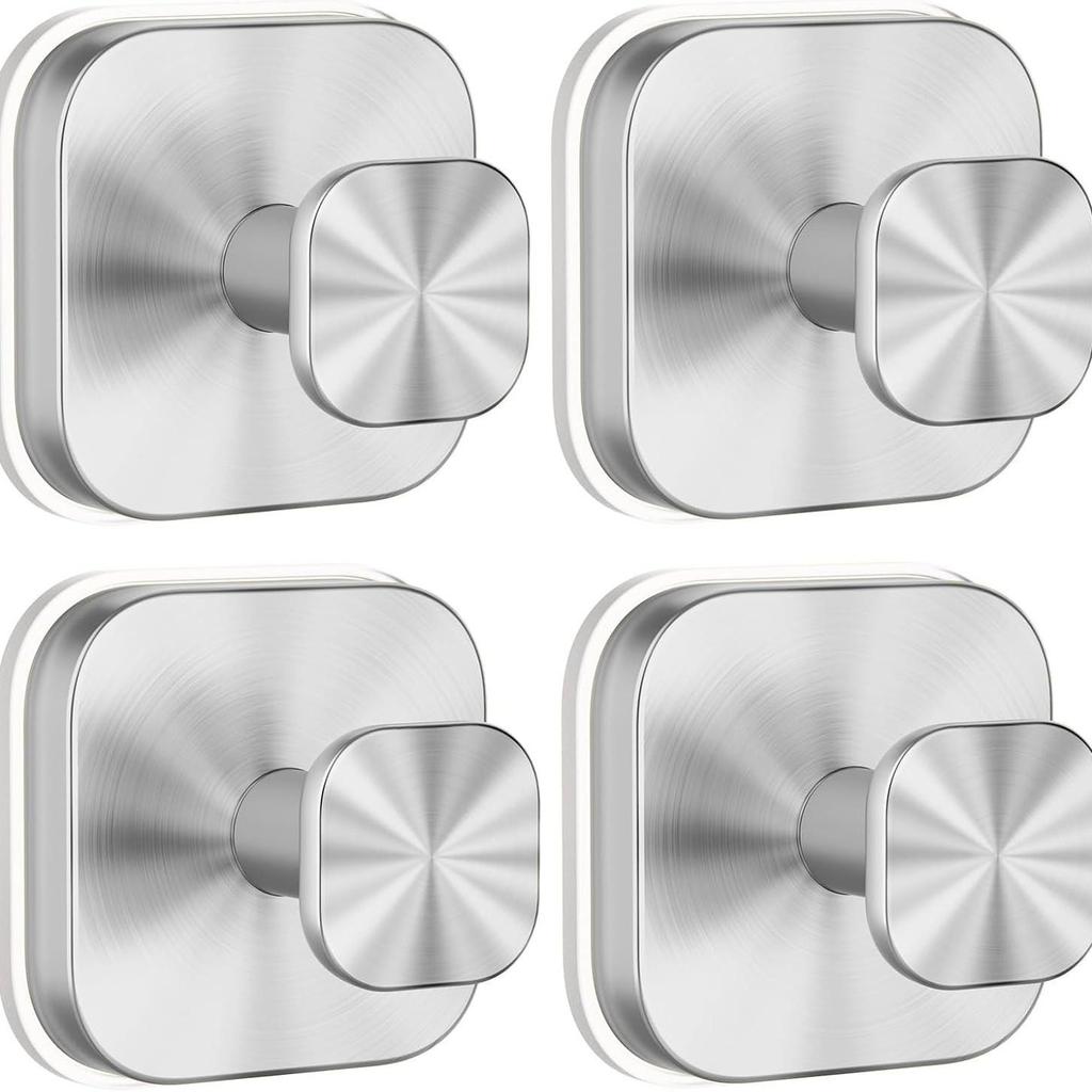 Stainless Steel Traceless Vacuum Suction Cup Hook for Kitchen and Bathroom Towels