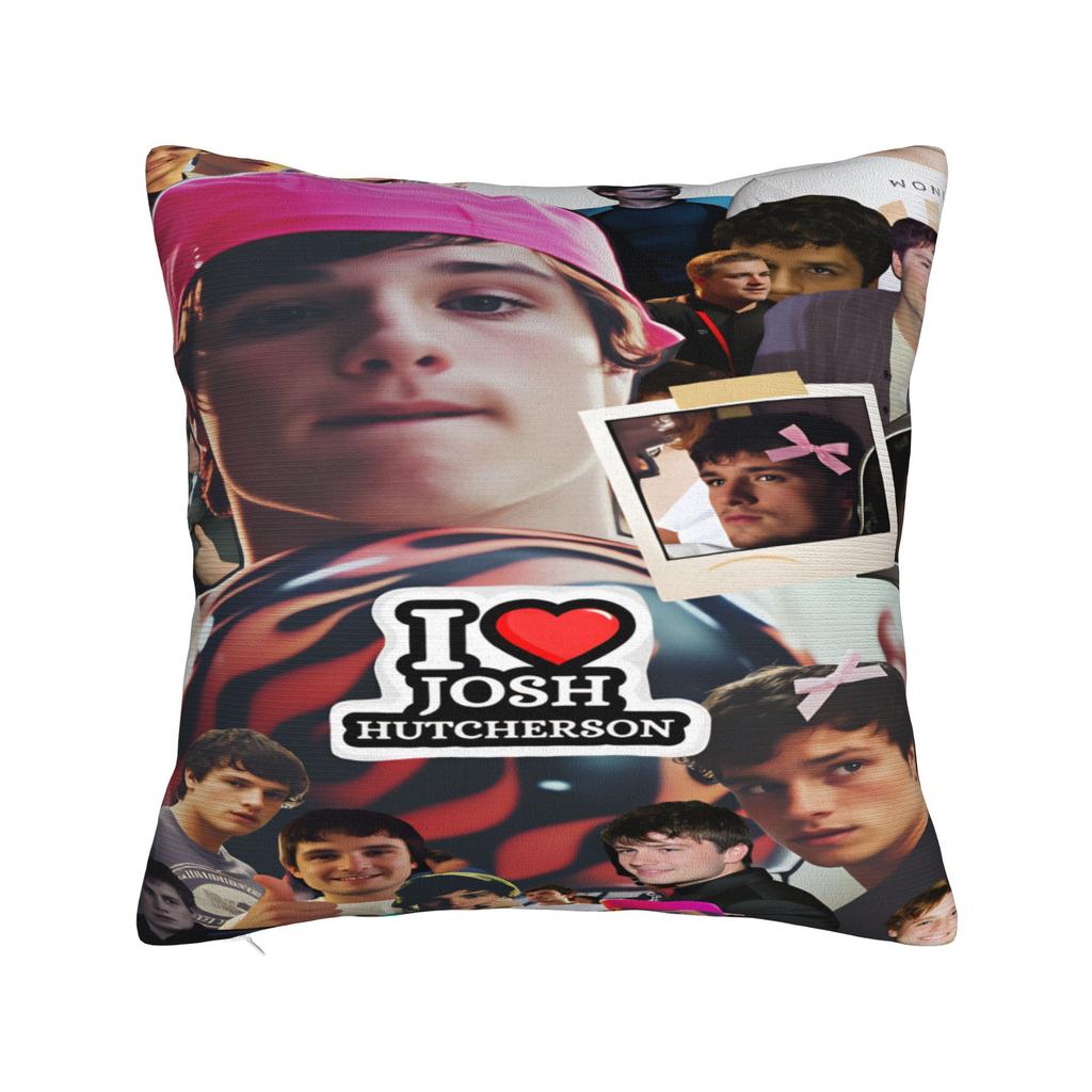Josh Hutcherson Pillow Case  Square Pillow Cover For Living Room Sofa Fashion Cushion Cover