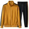 Men's AthleticZip Up Jacket + Wide Leg Trousers Workout Sports 2 Pieces Set Sportswear Sweatsuits