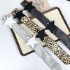Fashion Dot Jacquard Scarf Belt Trendy Edgy High-End Long Waist Accessory With Retro Star Decoration