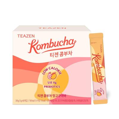TEAZEN KOMBUCHA Tea Mango Guava Flavor(10EA/30EA/50EA/60EA/100EA)