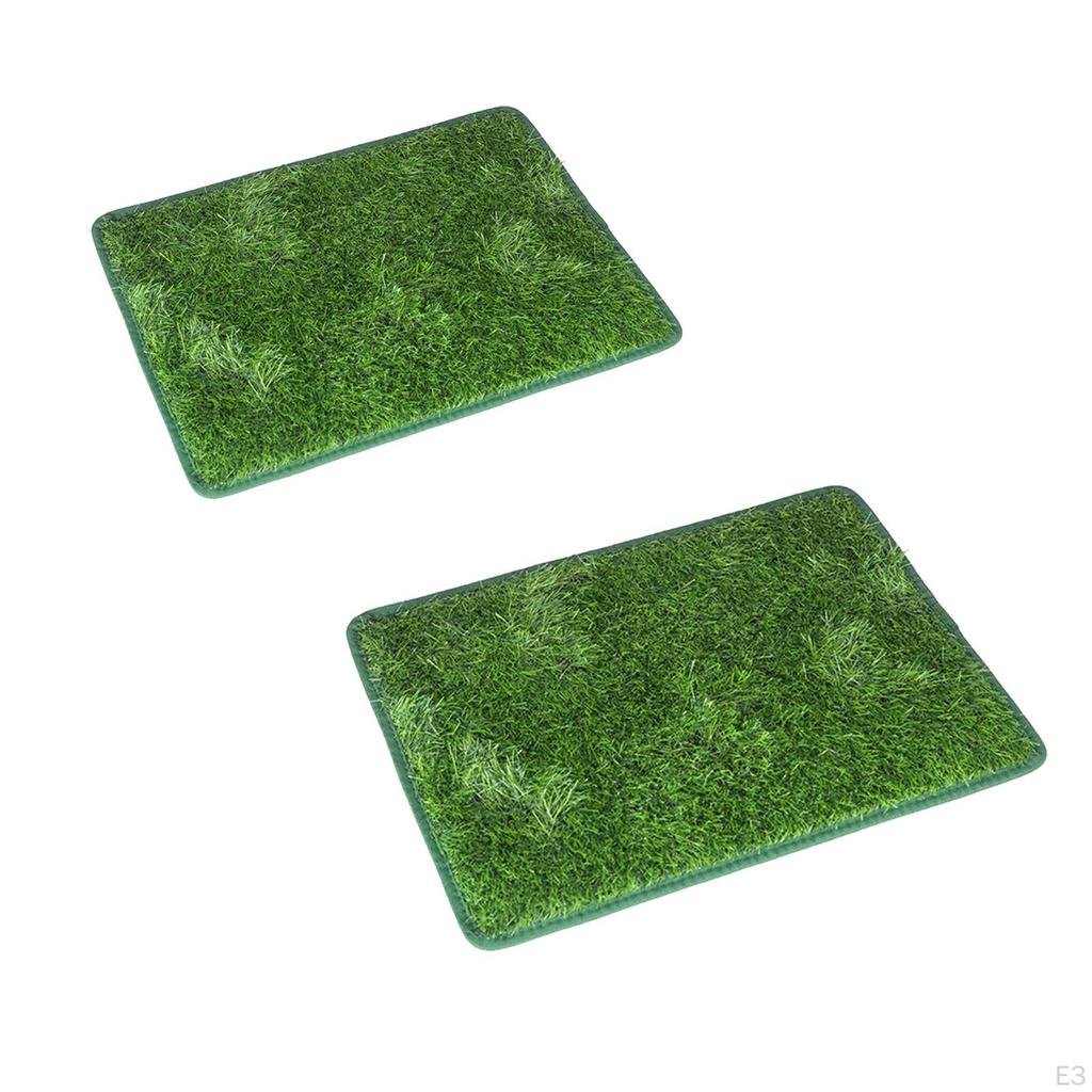 Artificial Grass Dog Mat, High Absorbent Door Decorative Washable Soft Mat.