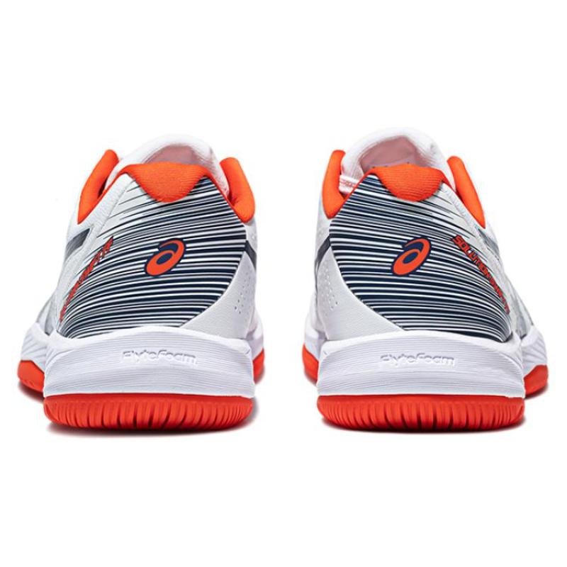 Asics Solution Swift Ff Weiß Blau Weite Sneaker 1041A298-104