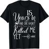 15. výročí svatby pro něj Pár 15 let manželství Tričko