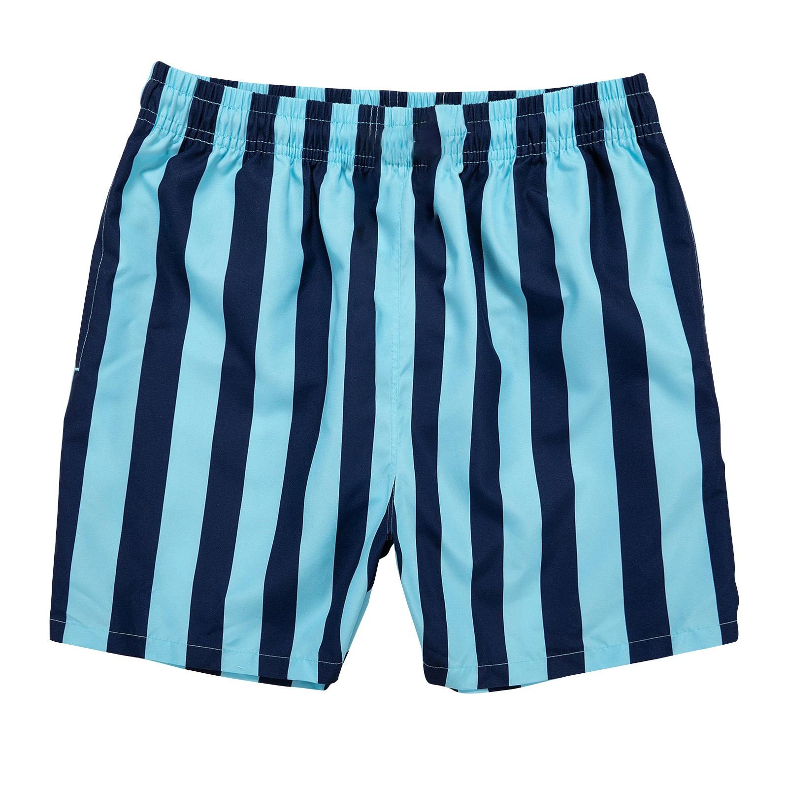 Мужские повседневные модные шорты в полоску с принтом Мужские свободные дышащие шорты — фото 4