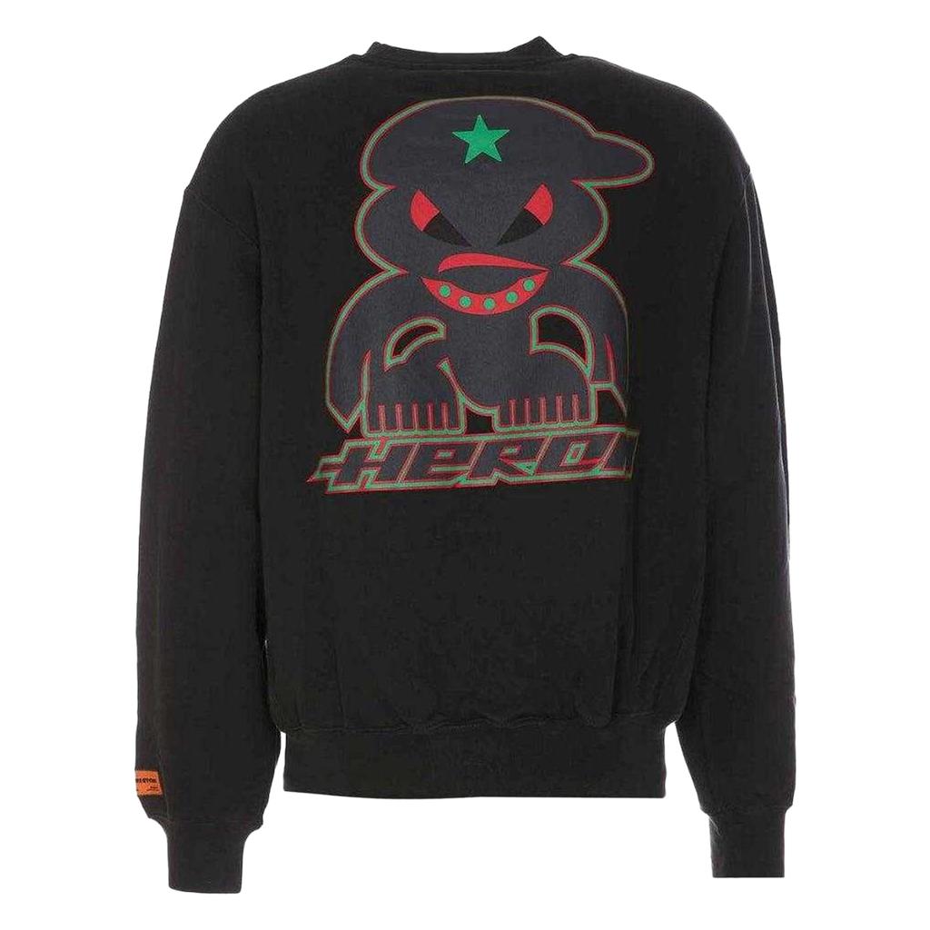Heron Preston Mens Monster Crew Neck Sweatshirt