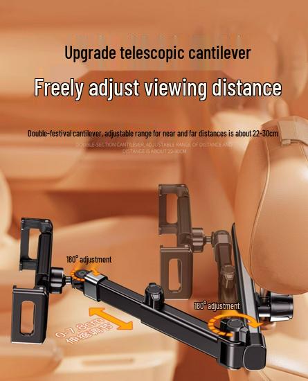 Retractable Car Headrest Tablet & Phone Holder