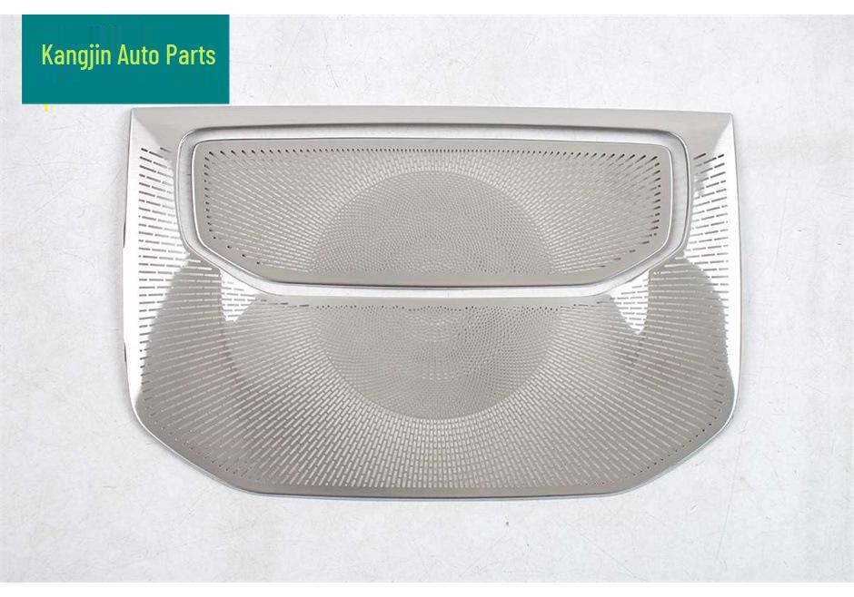 Zeekr 2026 Model 8X Silver Stainless Steel Front Panel Center Speaker Grille for Trunk