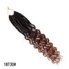 Locs di Dea Ricci Crochet Capelli Locs Morbidi Treccine Sintetiche Estensioni Capelli Stile Bohemien per Donne Nere