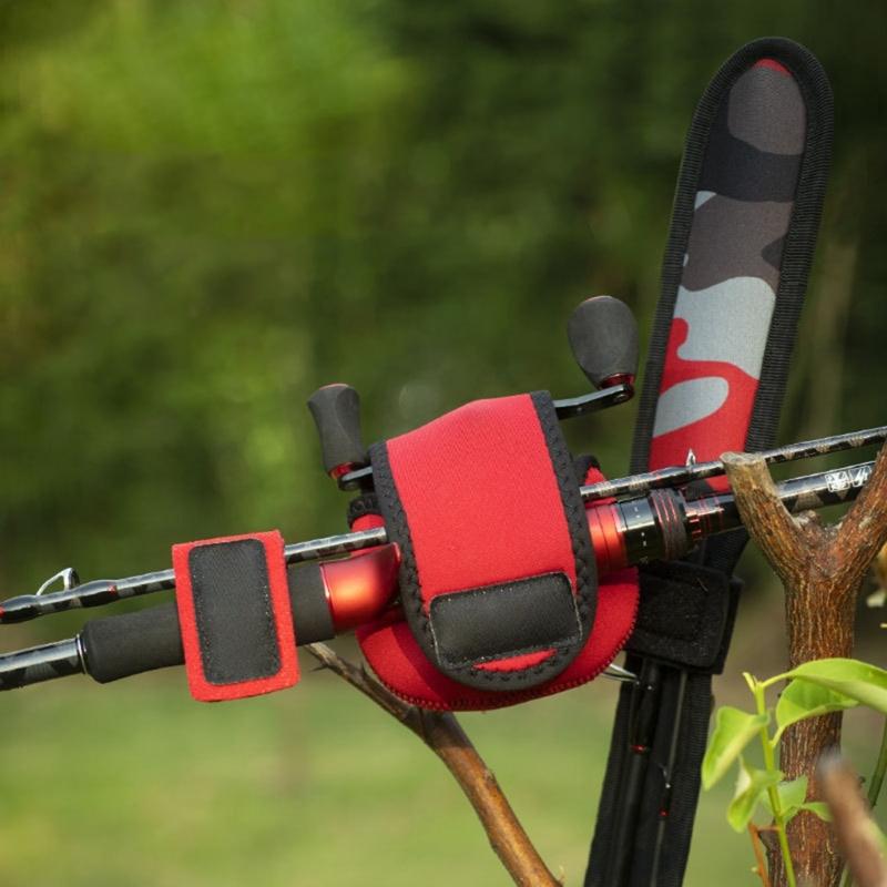 Portable Fishing Reel Pouches Bag Spinnings Reel Cover Case Bag Baitcasting Trolling Fishing Reel Protective Case