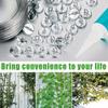 50Pcs Plant Fixer Waterproof Anti-rust Widely Use Fixed Vine Aluminum Climbing Wall Plants Fixer Garden Accessories