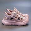 Summer Kids Princess Sneakers Fashion Dad Sandals Girls Mesh Soft Sole Sports Sandals