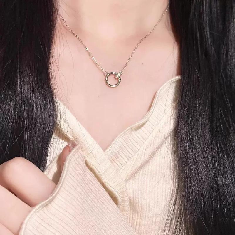 Titanium Steel Non-fading Small Waist Necklace Women's Summer Niche Design Accessories Collarbone Chain Pendant
