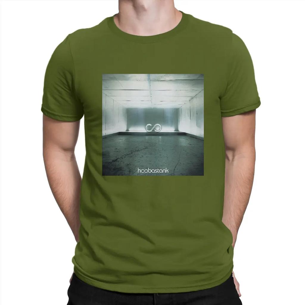 Funny Series Sampler Music T-Shirt for Men Crewneck 100% Cotton T Shirt Hoobastank Short Sleeve Tees New Arrival Clothes