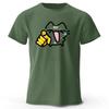 Summer New Happy Kitten Creative Cotton Short Sleeved MensWomens Fashion New Casual Sports Tshirt Large Loose Top