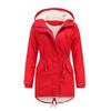 European Size Autumn and Winter New Women's Cotton Coat Women's Solid Color Hooded Parka Coat Thick Cotton Coat Fleece-lined Cotton Coat