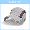 Summer Sun Protection Cap With Retractable Brim For Outdoor Cycling And Casual Wear