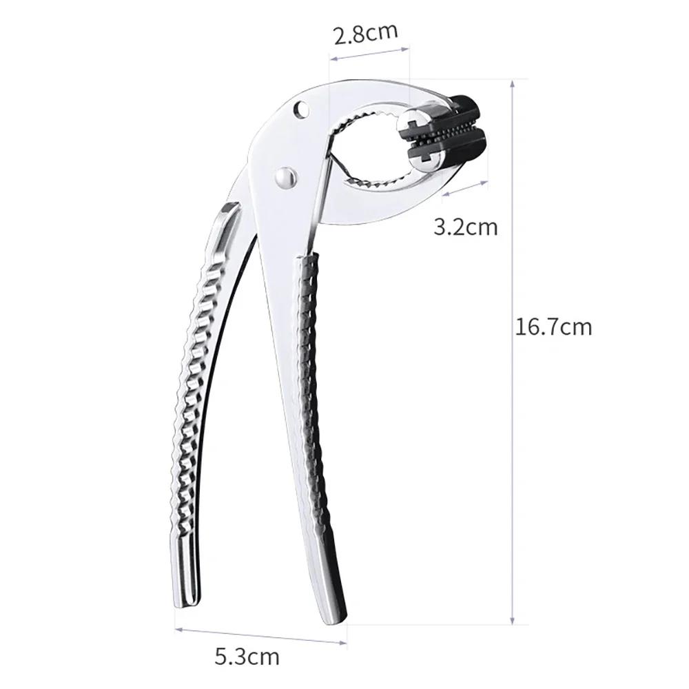 

Pot Clip Pan Gripper Kitchen Tongs Pizza Holder Gripper Baking Grip No-Slip Anti-Hot Bowl Clip Dish Aluminum Alloy Pot Holder серебряный