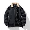 Men's Winter New Casual Fashion Trend Lapel Thickened Couple Warm Youth Vitality Cotton Coat