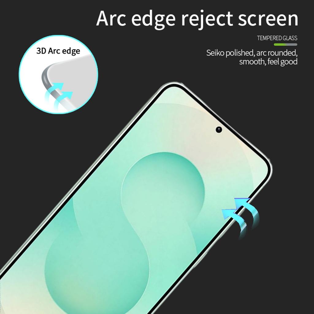 Dla Samsung Galaxy S26 Folia ze Szkła Hartowanego PINWUYO Odporna na Eksplozję 9H 3D Pełne Klejenie Pełnoekranowy Ochronny