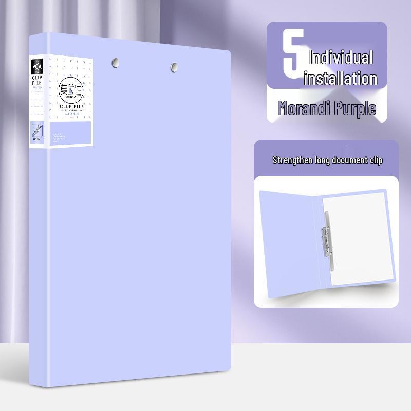 Thickened Test Paper Data Folder: Durable Clipboard for Students and Offices