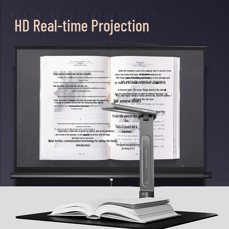 Deli High-Speed Document Scanner A4 GK600 CN Plug (adapter Included)