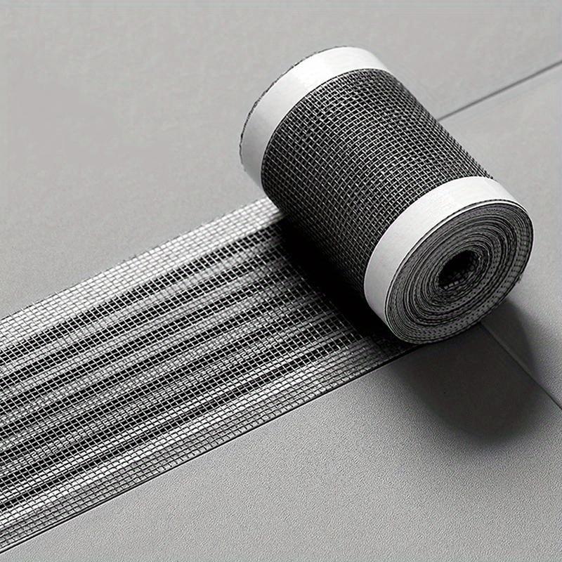 5M Cutable Shower Drain Hair Catcher Self-Adhesive Floor Drain Stickers Disposable Mesh Sink Strainer Filter For Bathroom