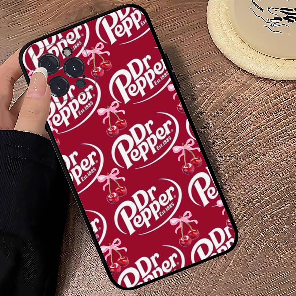 

Soft Drink Brand Dr Pepper Soft Back Phone Cover Case For IPhone 17 16 Pro Max 15 12 11 16e 13 Mini 14 15 Plus iPhone 17