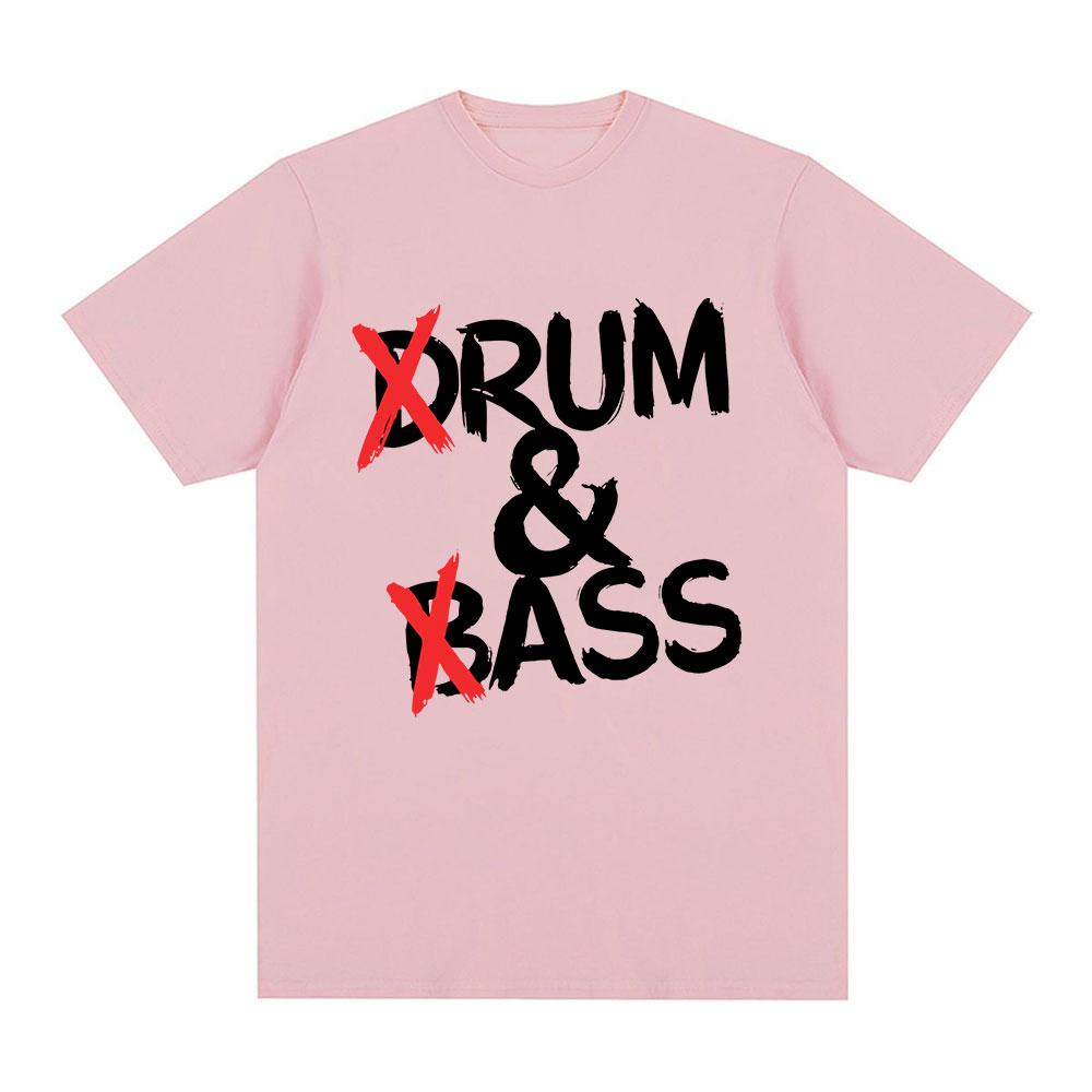 Funny Drum and Bass T Shirts Rum and Ass Lovers Jokes Short Sleeve Cotton Soft T-shirt Unisex Fashion Casual Tee Shirt Tops