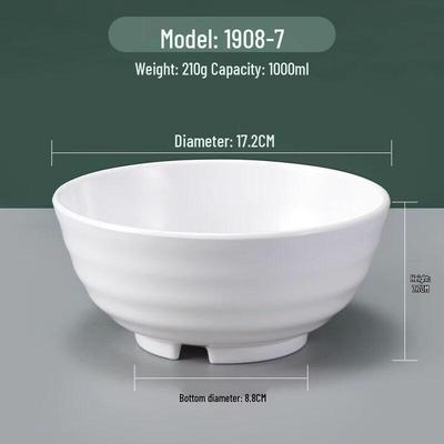 Commercial High-Temperature Melamine Soup Bowl