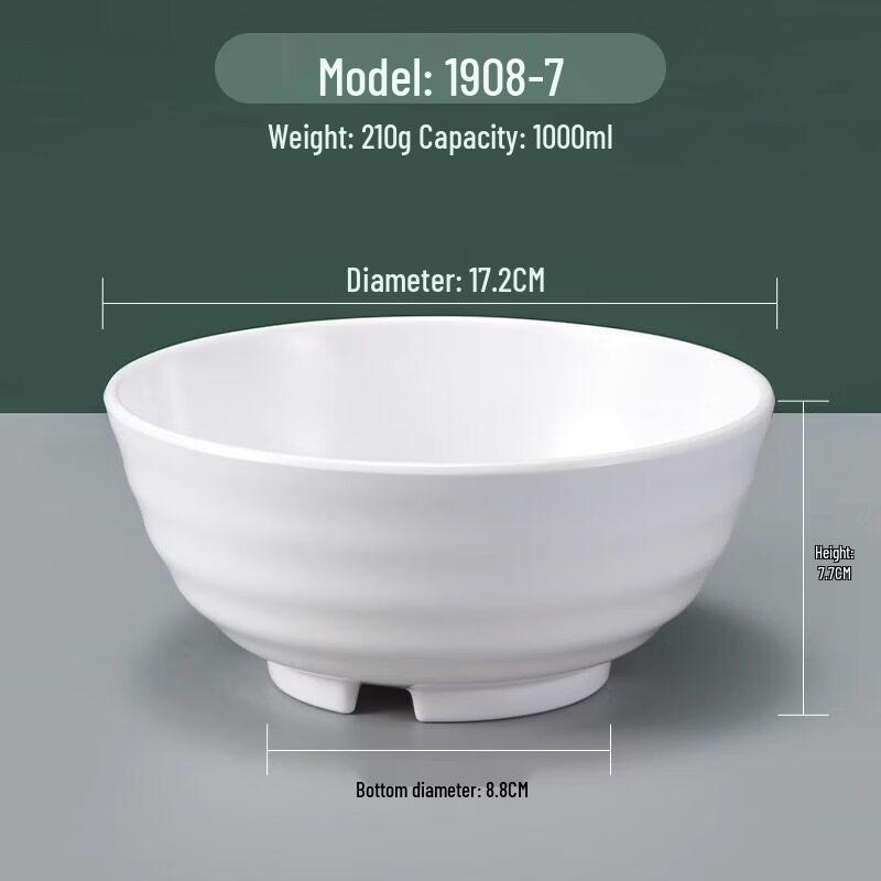 Commercial High-Temperature Melamine Soup Bowl