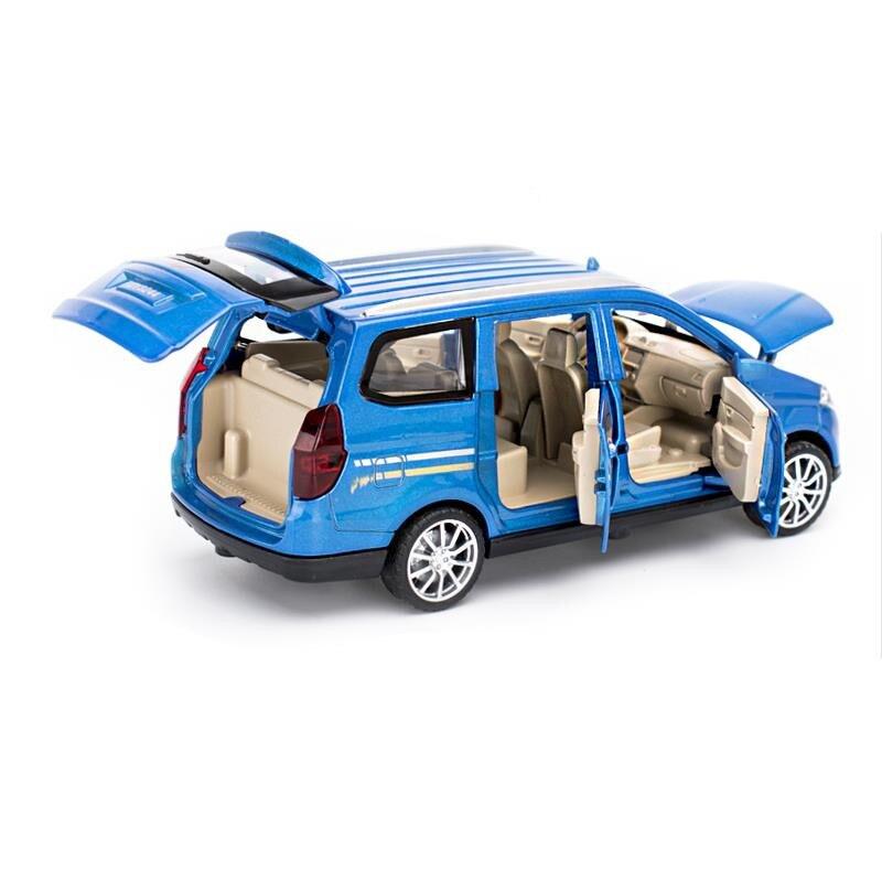 Best Selling 1 :32 Metal Wuling Commercial Car Alloy Model ,Simulation Die -Cast Sound And Light Pull Back Model ,Free Shipping 