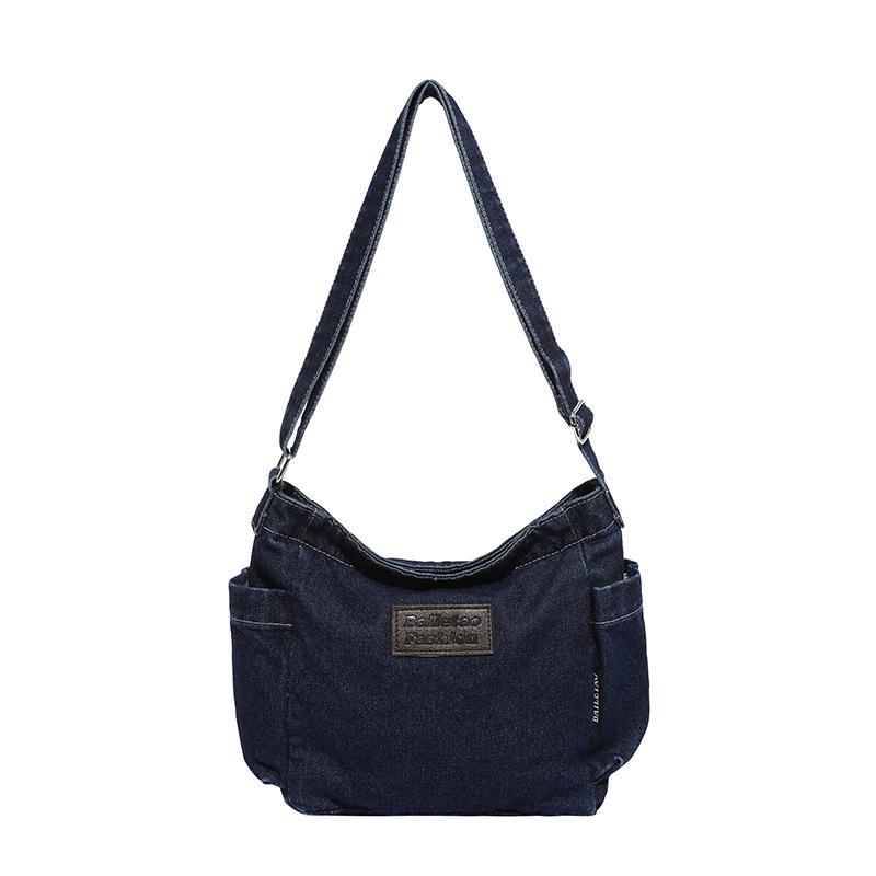 

Джинсовая сумка женская ретро на плечо студенческая сумка кроссбоди