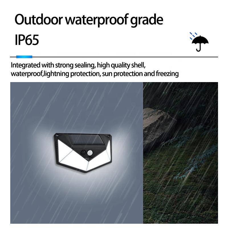 IP65 Waterproof LED Solar Lights Outdoor RIP Motion Sensor Wall Lamp 3 Modes Solar Powered Garden Patio Stairs Street Lights